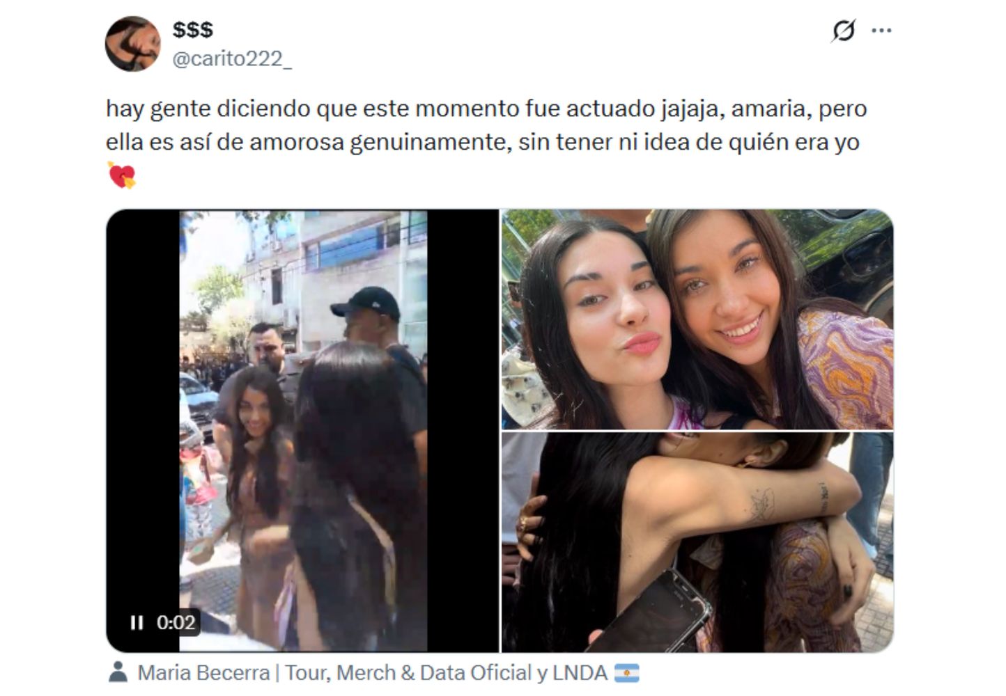 La protagonista del momento recordó la anécdota con fotos.