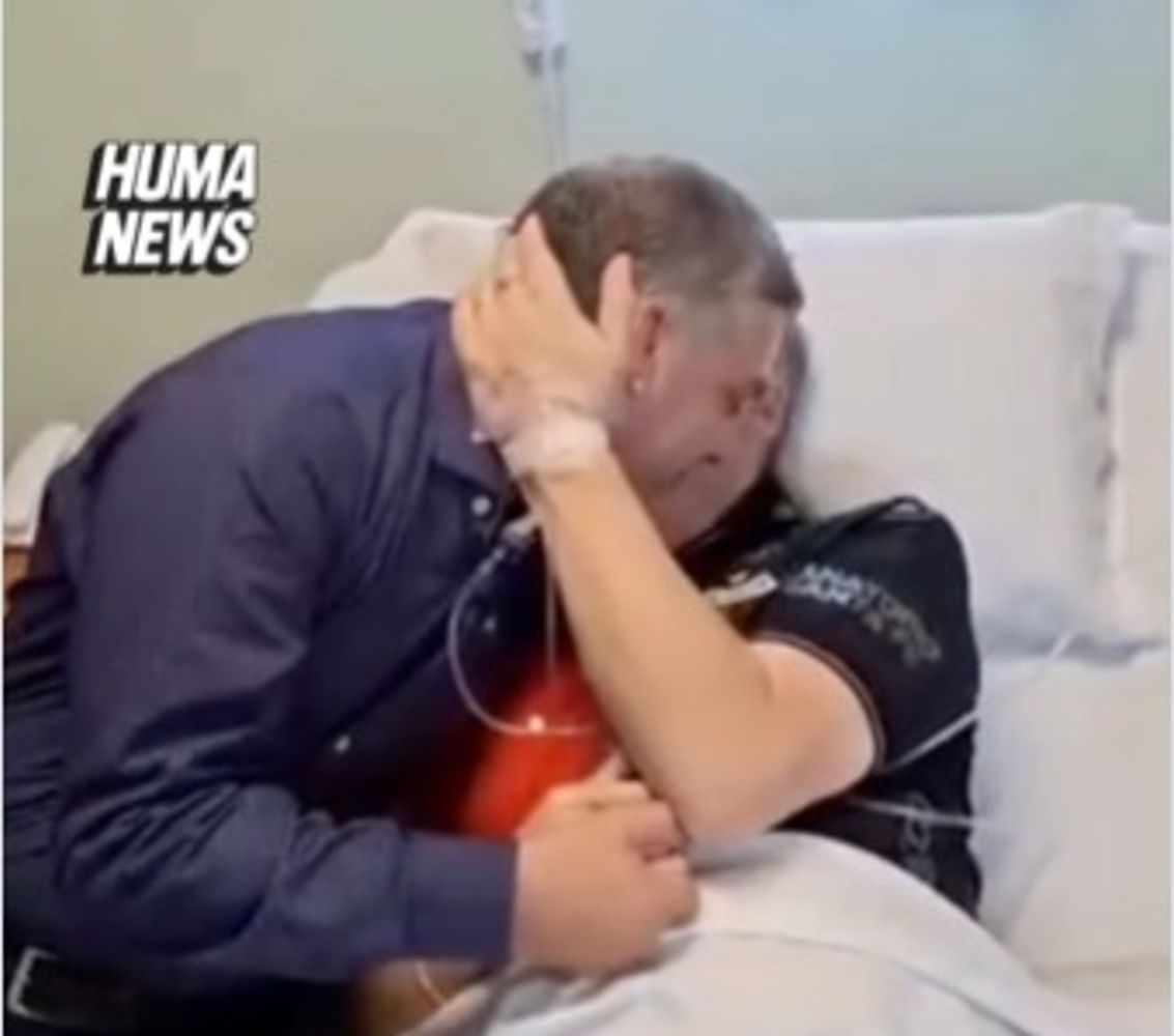 La pareja que se casó en un Hospital - Gentileza Humanews