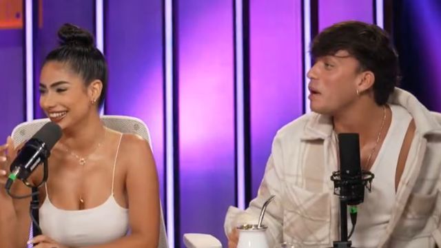 Nick Sicaro y Daniela Celis