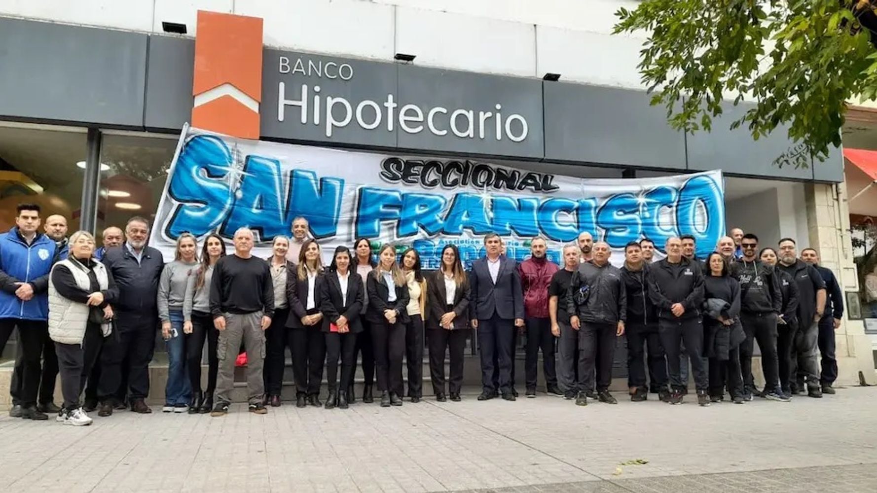 Protesta de los trabajadores.