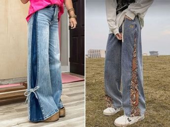 Cómo reciclar tus jeans chupines y transformarlos en pantalones bota ancha en tendencia