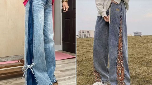 Cómo reciclar tus jeans chupines y transformarlos en pantalones bota ancha en tendencia