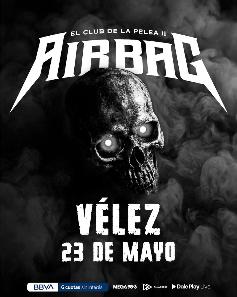 Airbag en Vélez 2026: precios de entradas, cuándo salen a la venta y cómo comprarlas