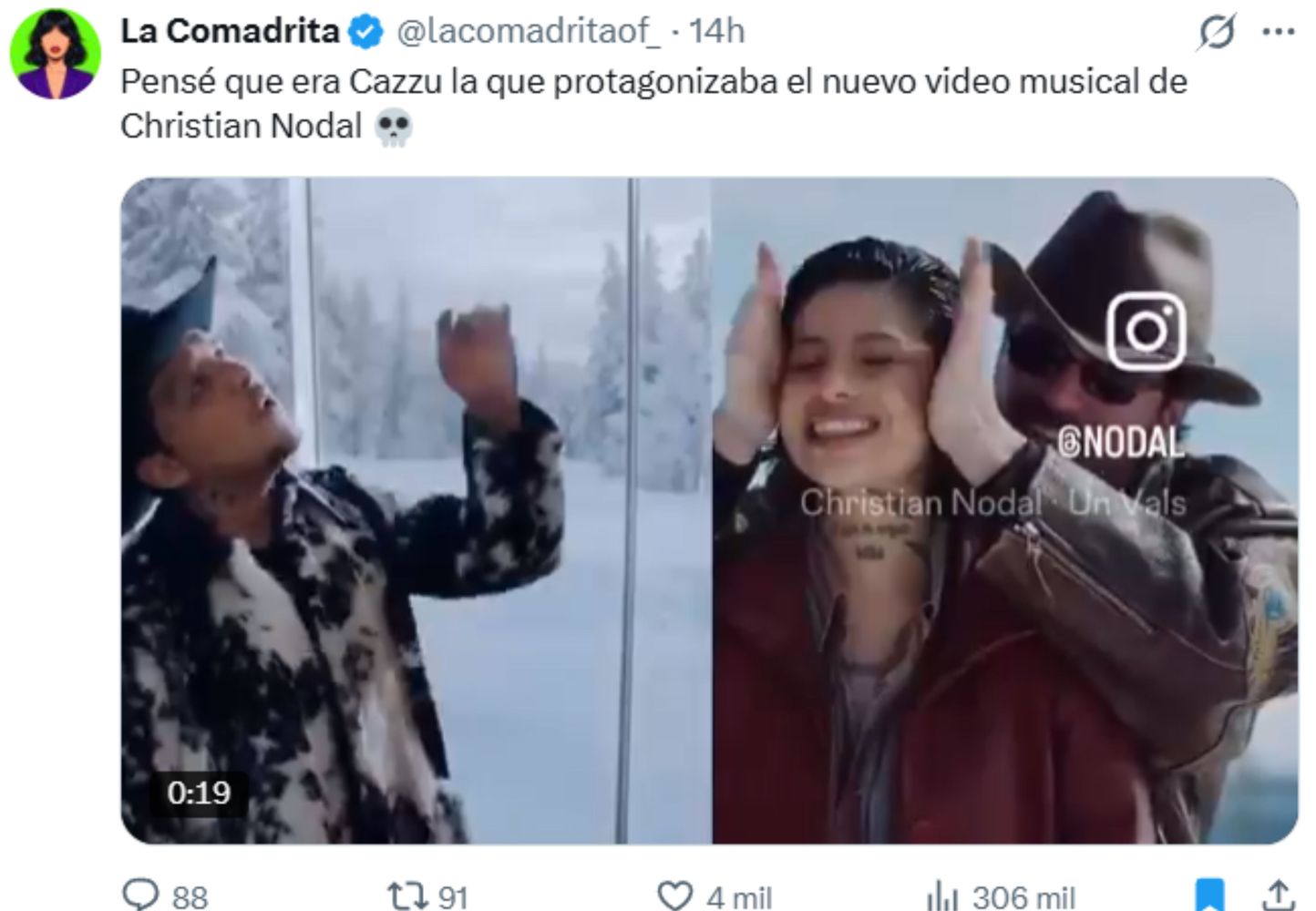 El parecido se viralizó en las redes.