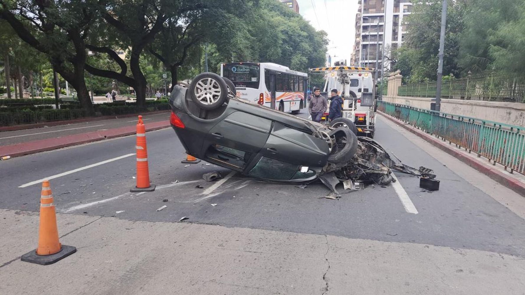 El suceso ocurrió durante las primeras horas de la jornada.