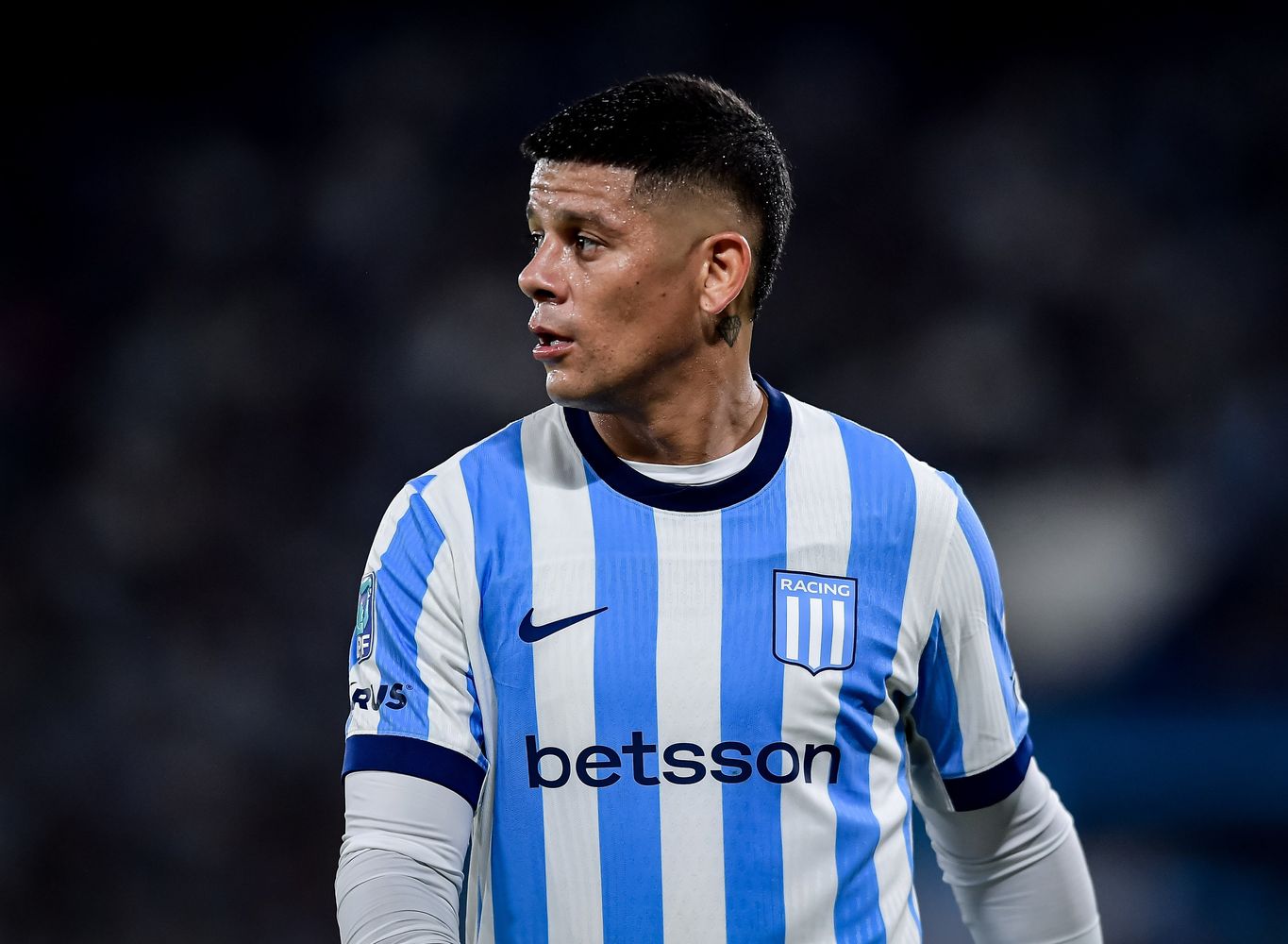 Marcos Rojo fue expulsado ante River en el clásico jugando para Racing