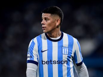 La noche negra de Marcos Rojo en el clásico entre Racing y River