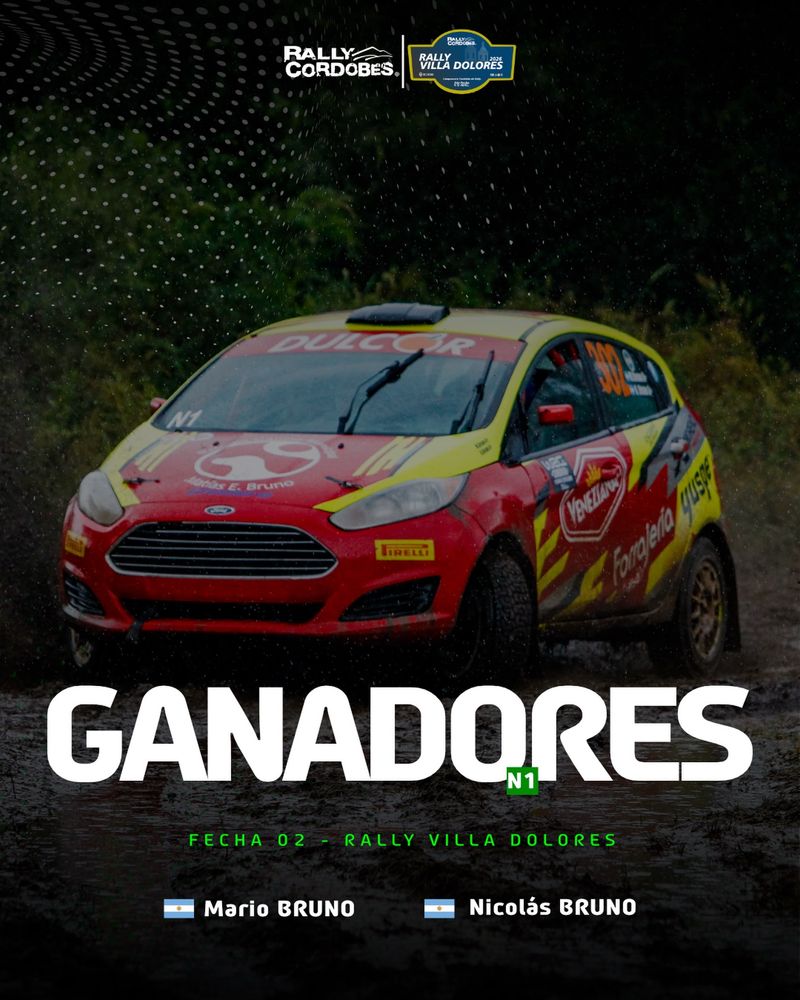 Mario y Nicolás Bruno Rally Cordobés