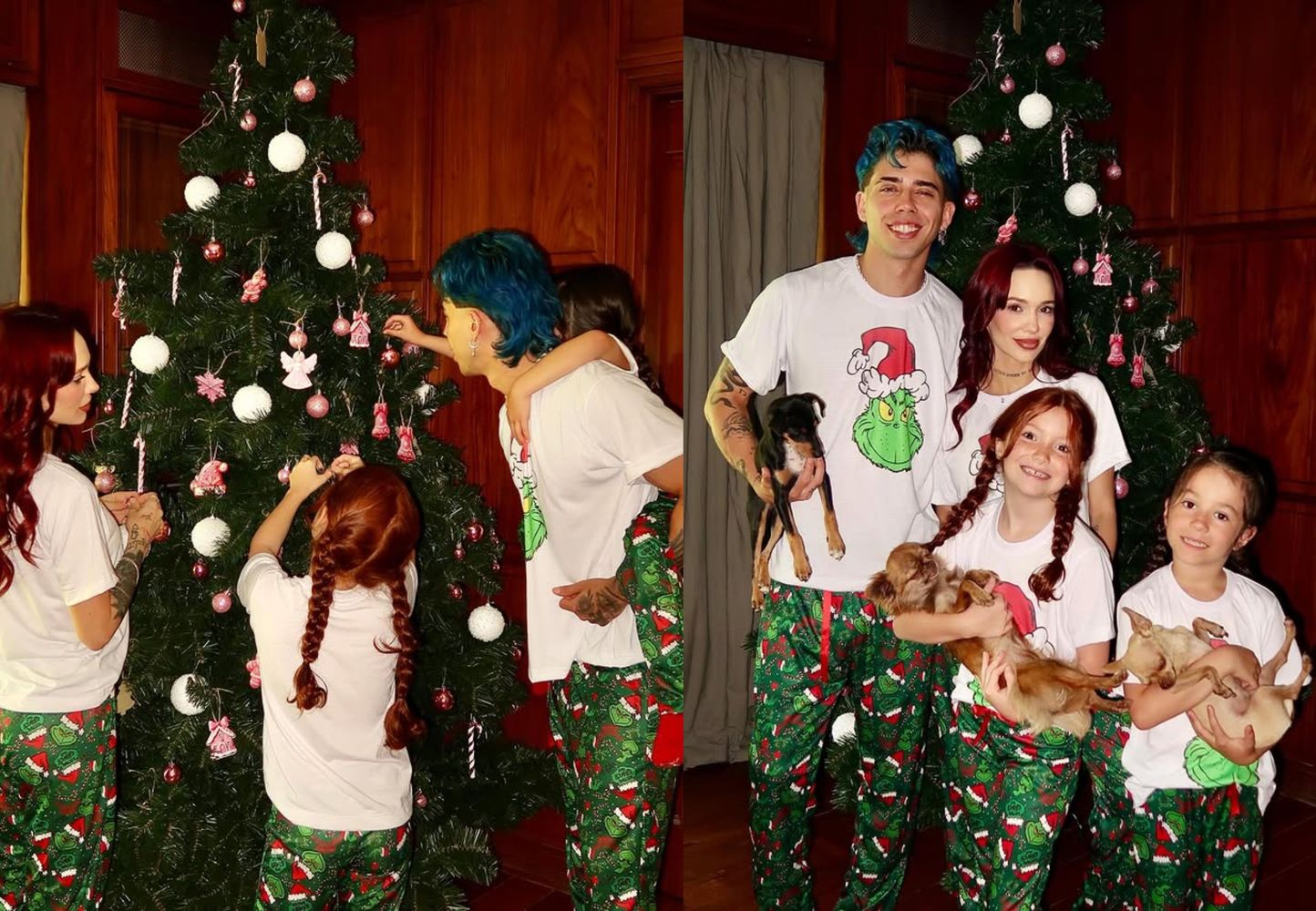 Luck Ra compartió Navidad junto a la cantante y sus hijas.