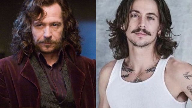 Gary Oldman y su hijo menor, Charlie John Oldman, en una imagen que refleja su gran parecido.