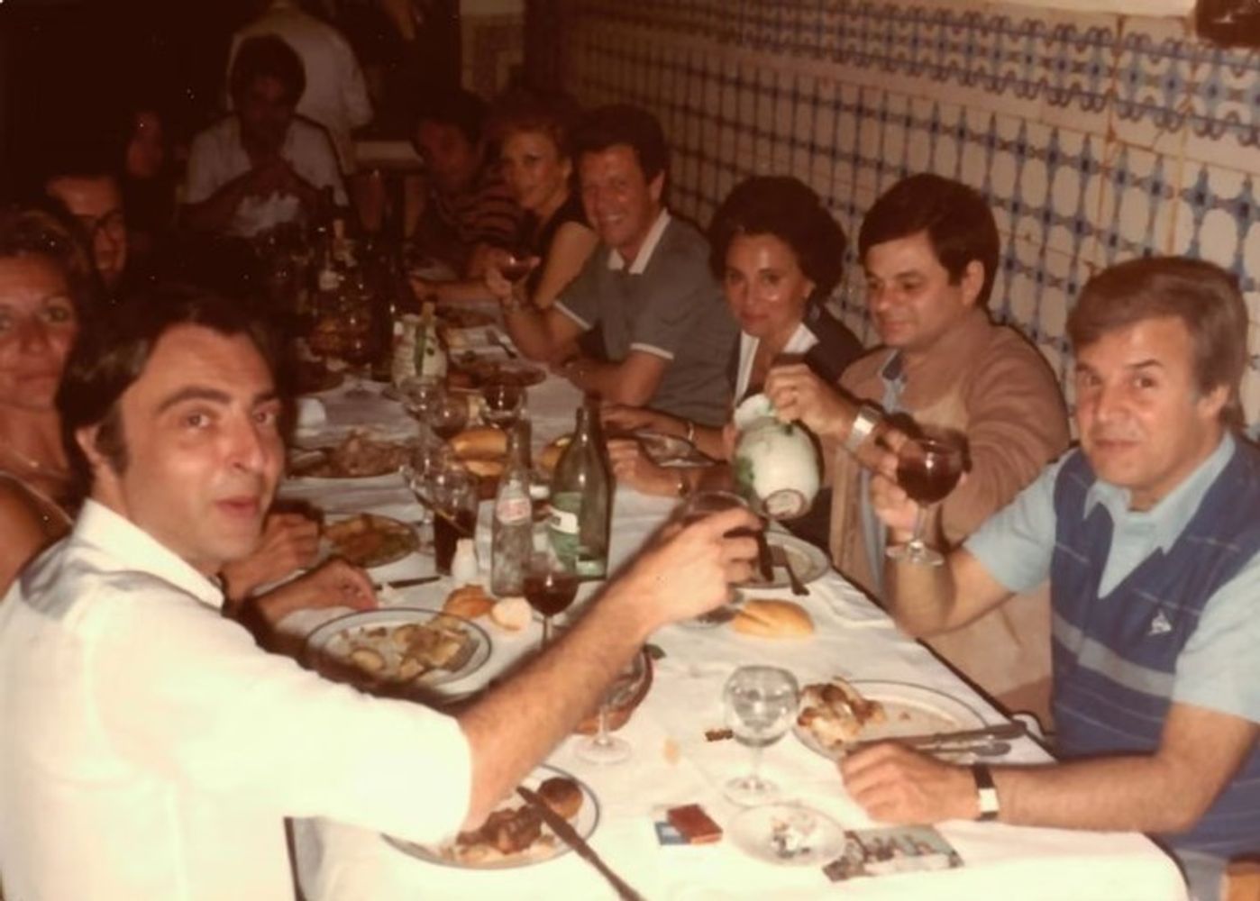 Julio Ricardo con Marcelo Araujo.