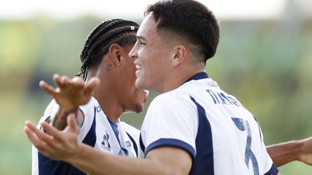 Tarde soñada para Alexandro Maidana, por sus dos goles en la victoria de Talleres. 