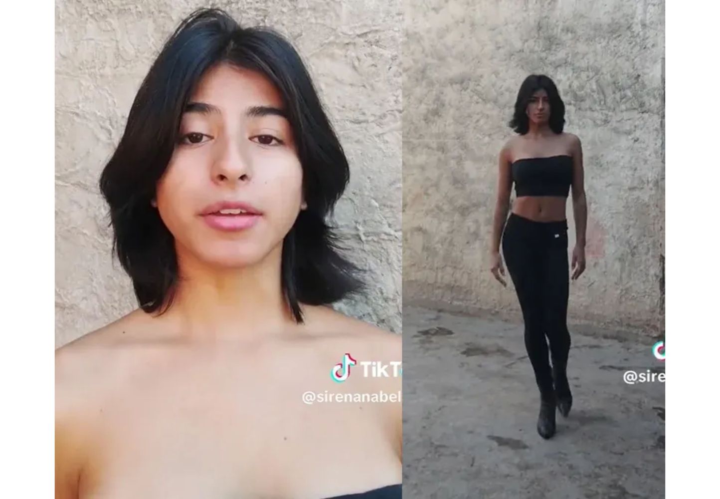 La joven subió el video desde el patio de su casa y dejó sorprendidos a todos.