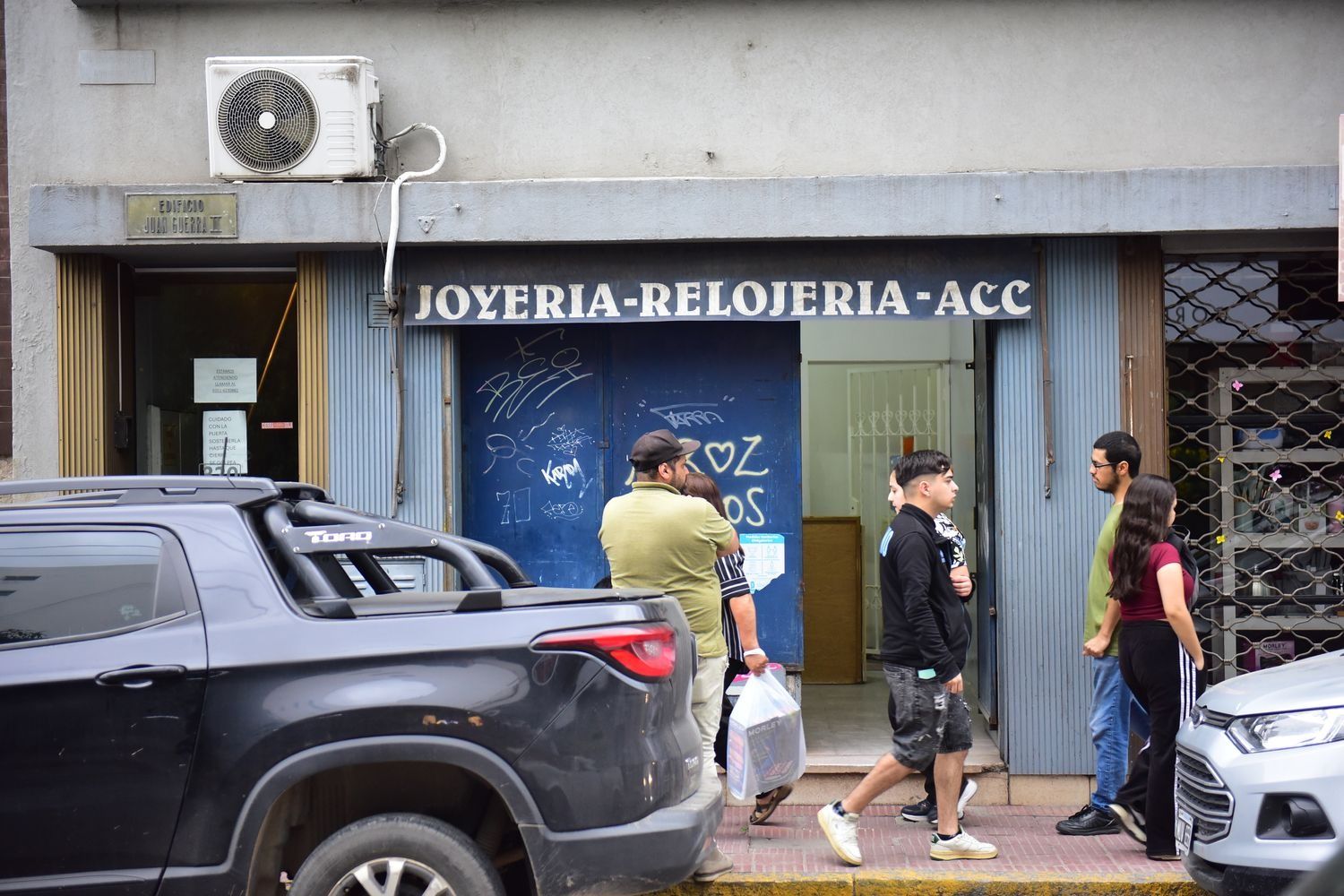 La joyería del centro de Córdoba que sufrió un fuerte robo.