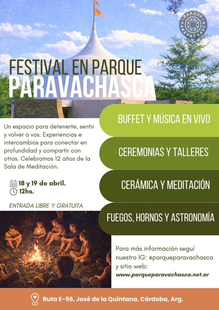 Festival en Parque Paravachasca.