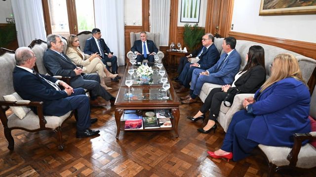 Jaldo recibió a vicegobernadores del Norte Grande en Casa de Gobierno.