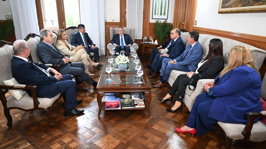 Jaldo recibió a vicegobernadores del Norte Grande en Casa de Gobierno.