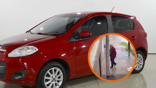 Las imágenes del violento robo contra un jubilado en la ciudad de Córdoba.