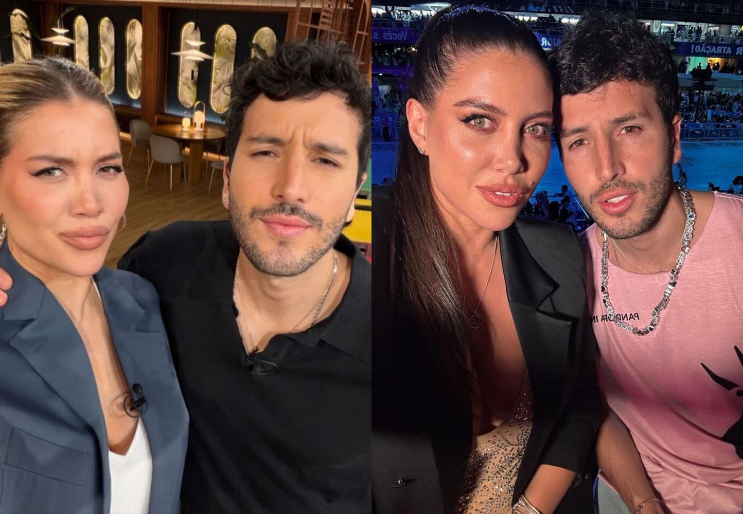 El acercamiento del cantante con la reconocida conductora argentina.