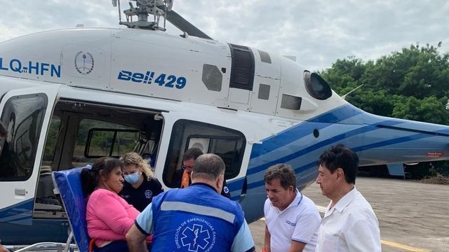 l operativo se activó tras un aviso sanitario desde Anfama y contó con articulación con la Dirección de Aeronáutica.