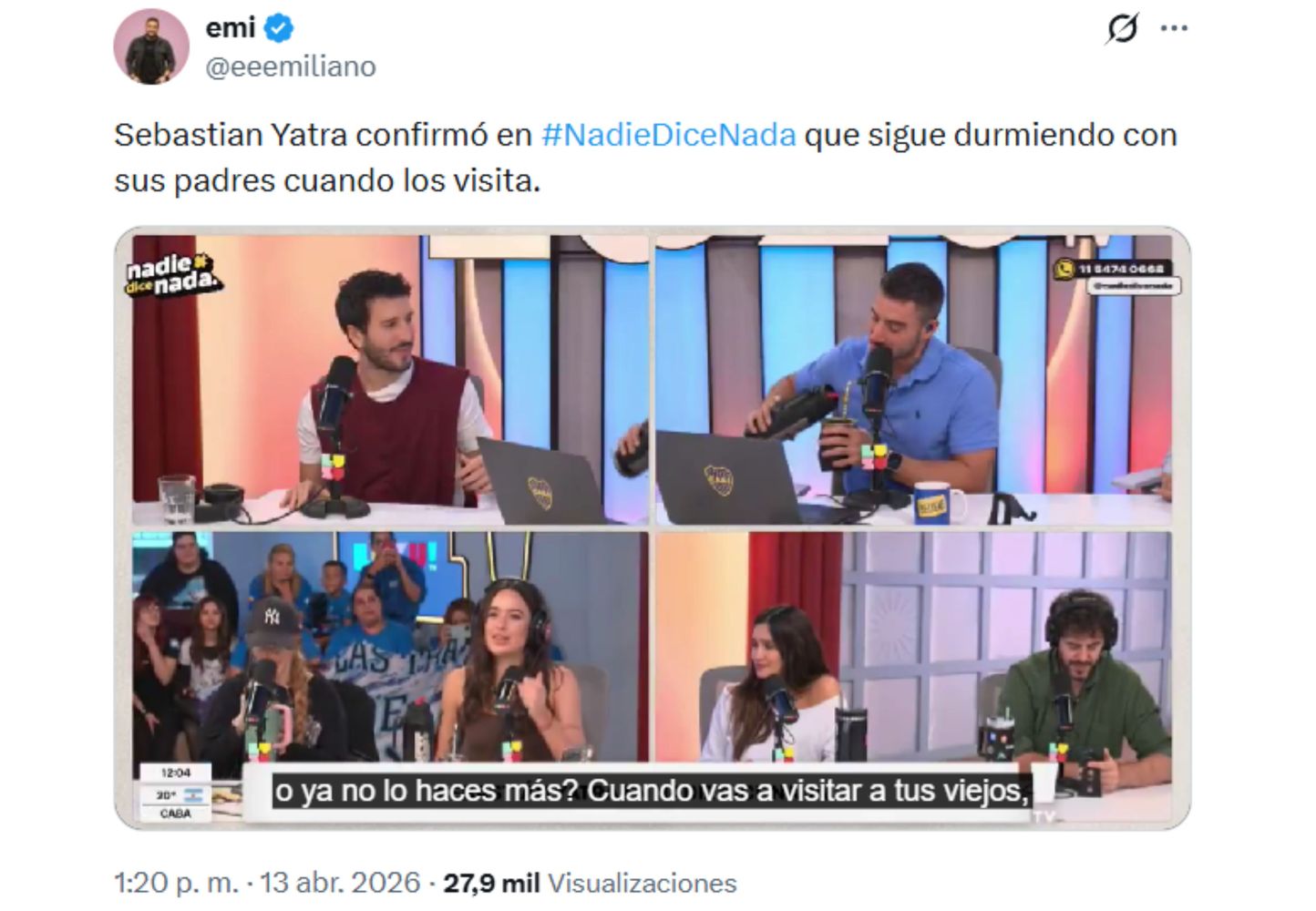 El momento de viralizó en las redes sociales.