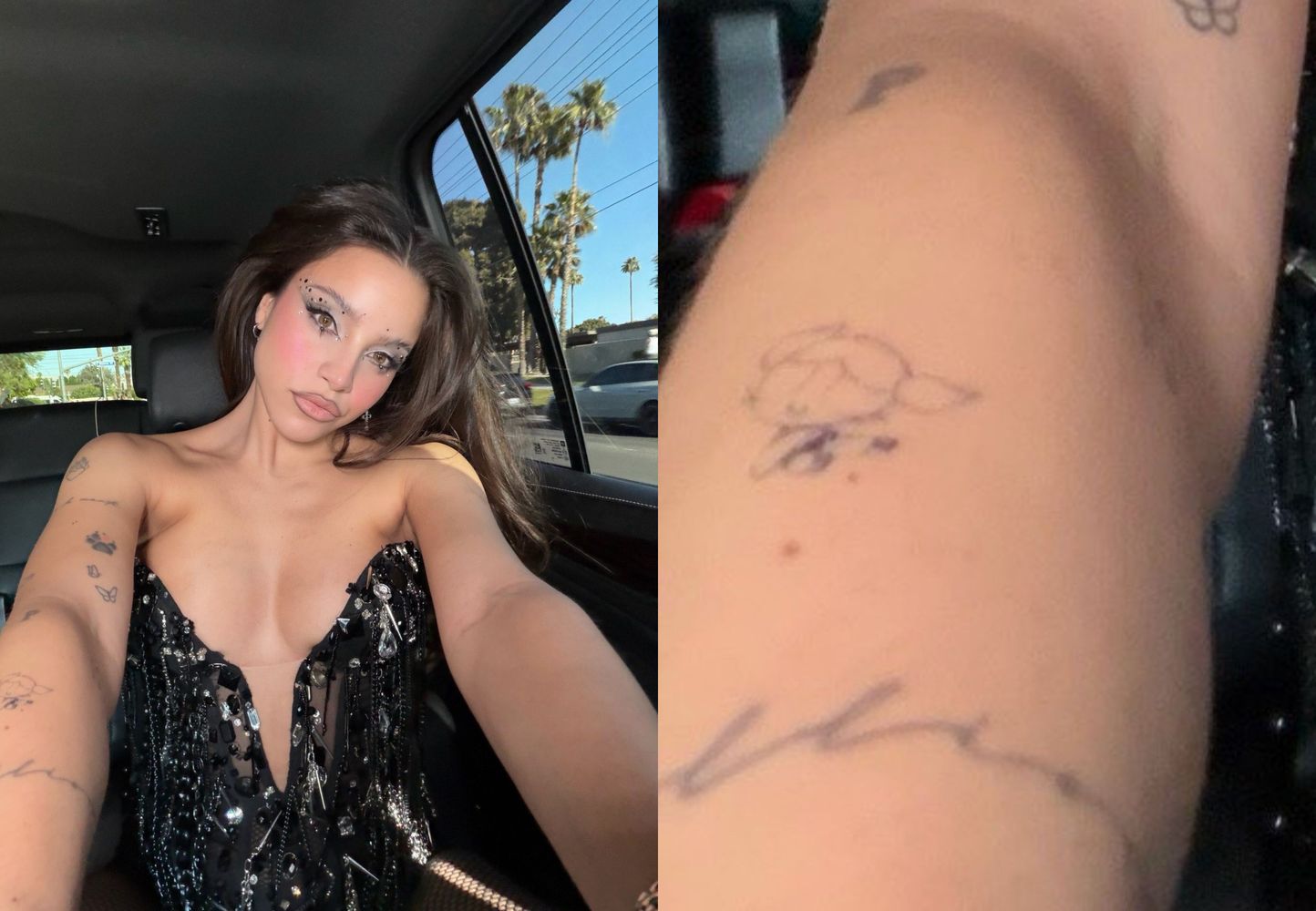 El tatuaje de Emilia Mernes que causó polémica.
