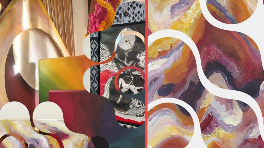 Inauguración de la muestra "Paisajes del inconsciente" de Natacha Kaschewski en el Museo Mulazzi