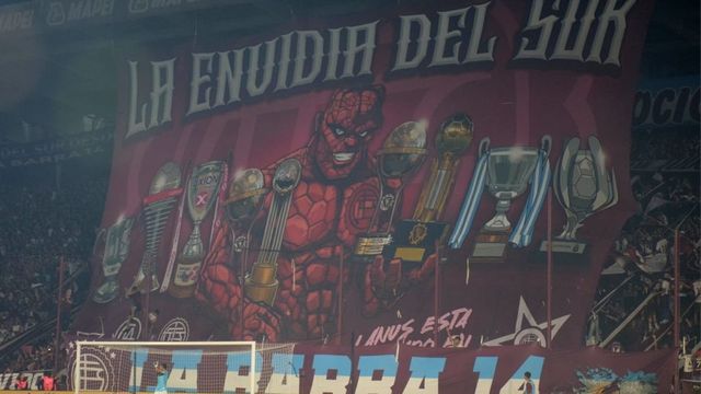 Tifos en el fútbol argentino.