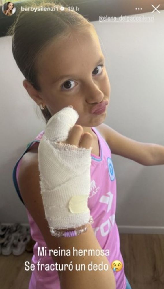 Accidente de la hija de Barby Silenzi