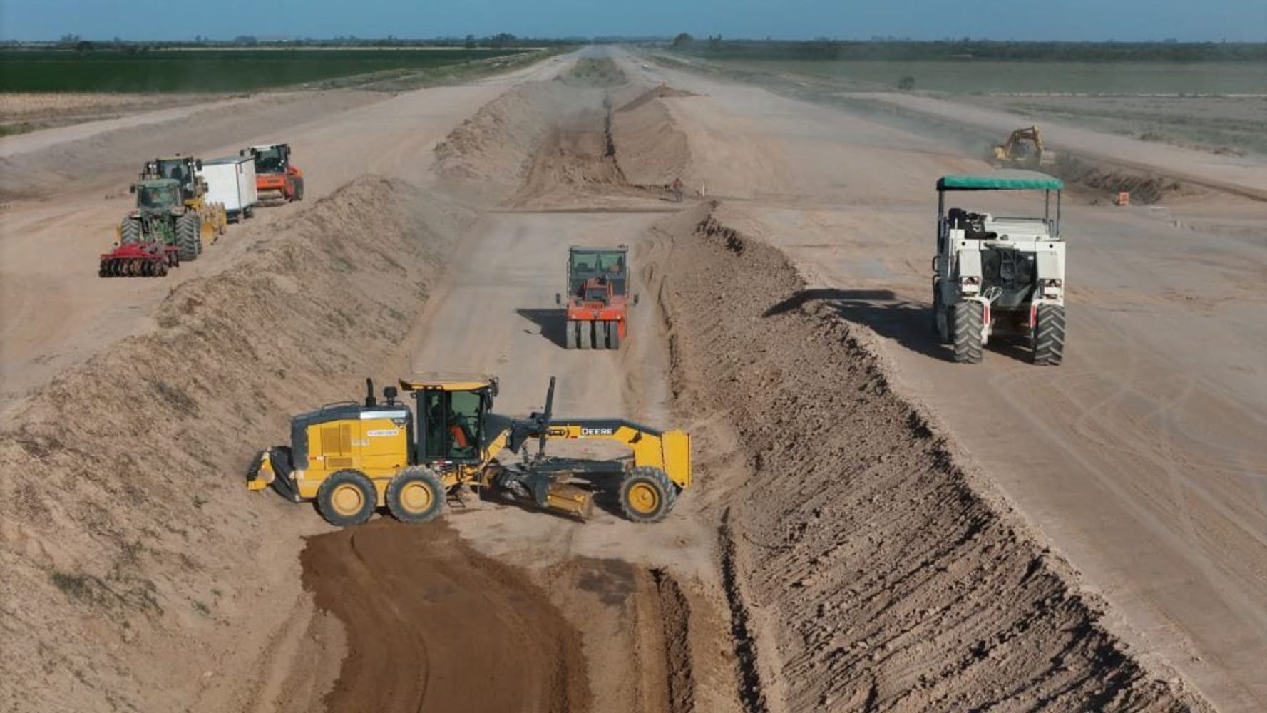 Autopista 19: en el tramo Arroyito - Santiago Temple pavimentaron un tramo