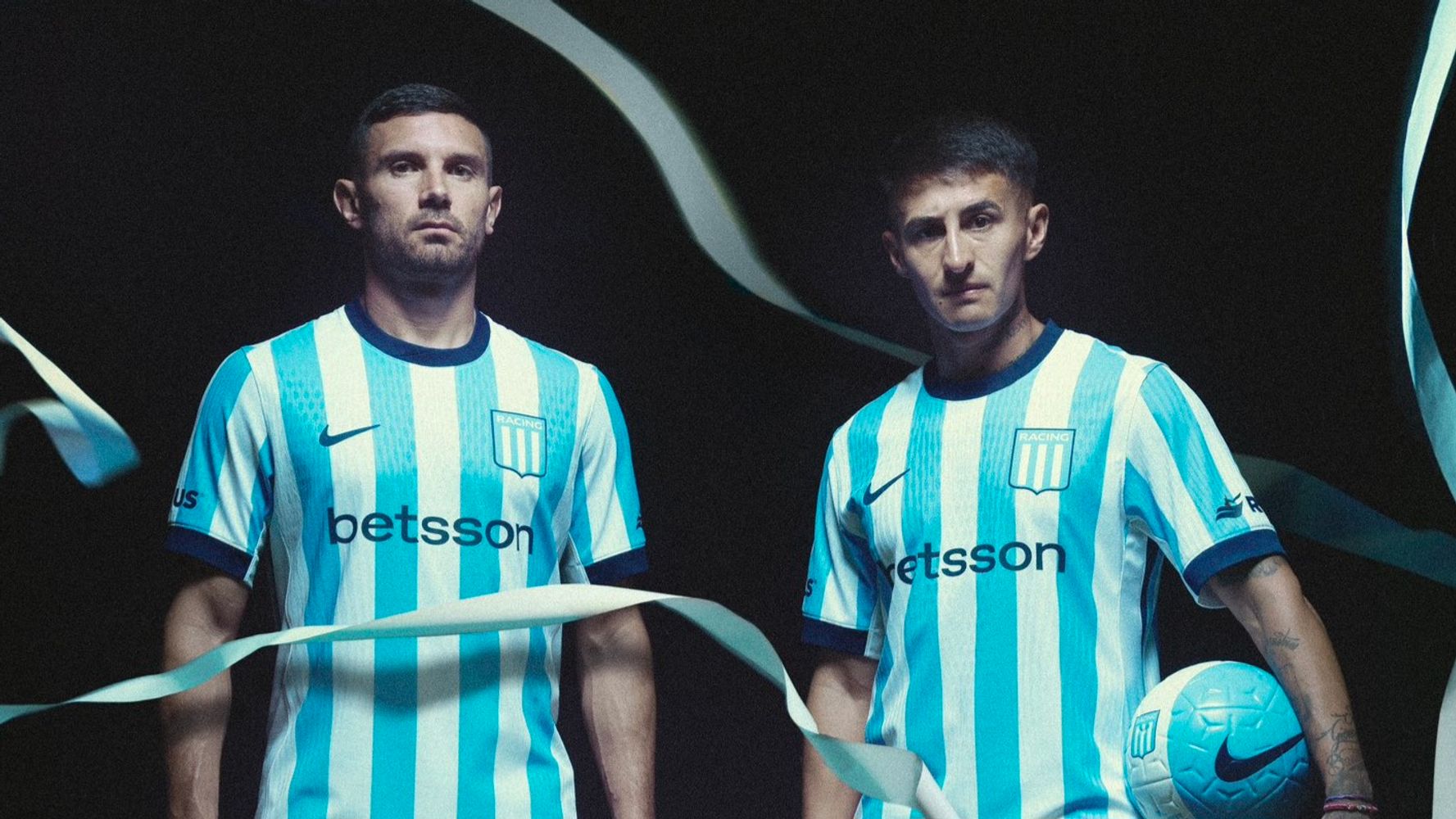 Nueva camiseta de Racing.