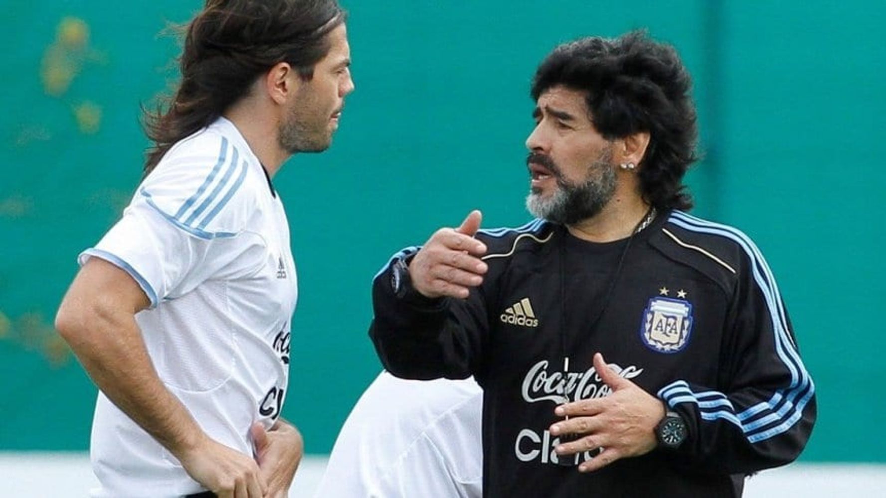 "Chino" Garcé y Maradona