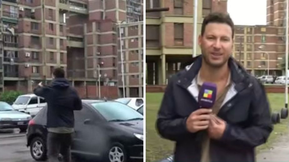 Robaron al móvil de América en vivo mientras cubría las inundaciones: "Da mucha bronca"
