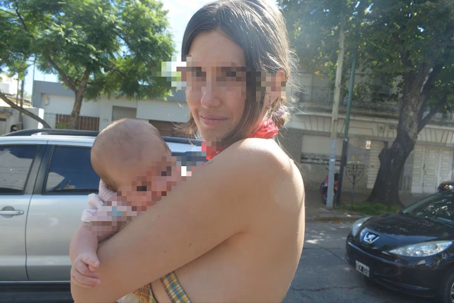 la mamá de la beba encontrada muerta en La Plata