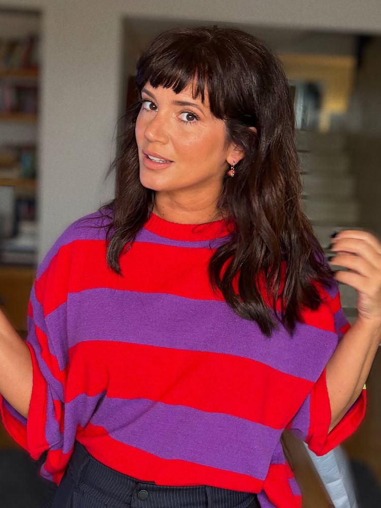 Antes del estreno de "Envidiosa", Griselda Siciliani marcó tendencia con un look multicolor y dio cátedra de estilo