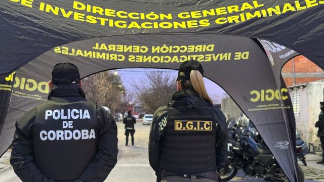 Allanamientos de la Policía de Córdoba.