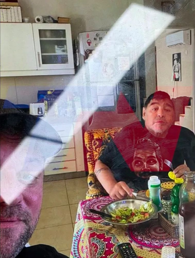 Diego Maradona 5 días antes de morir.