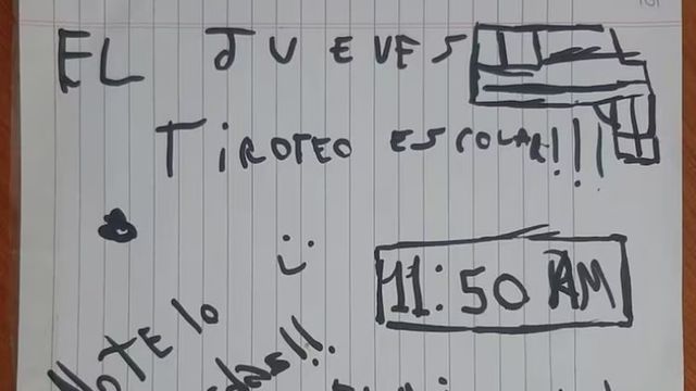 Amenazas de tiroteos.