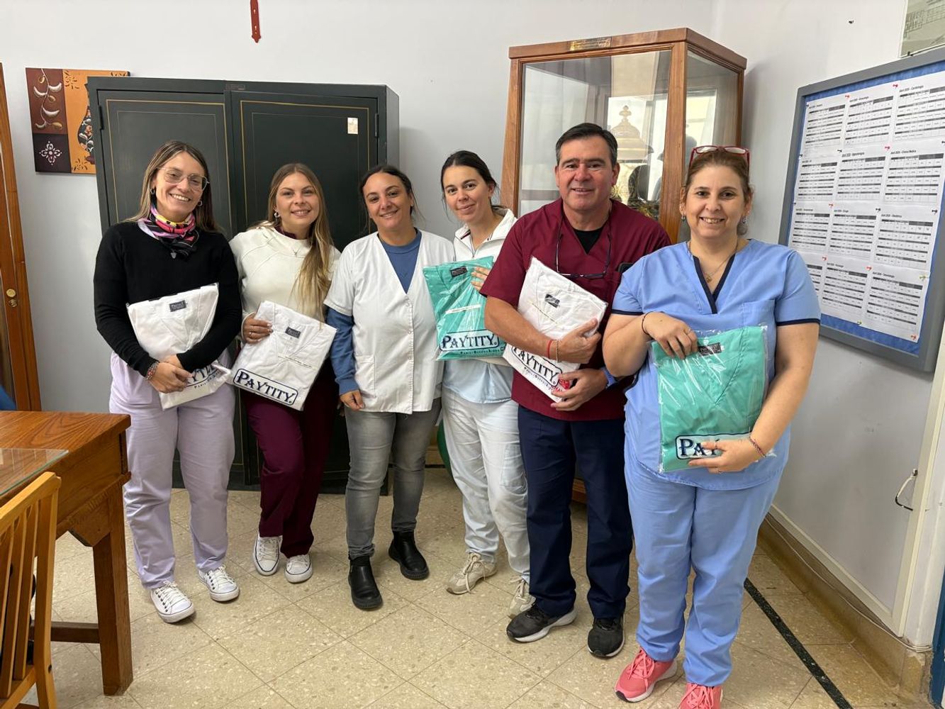 Entrega de indumentaria