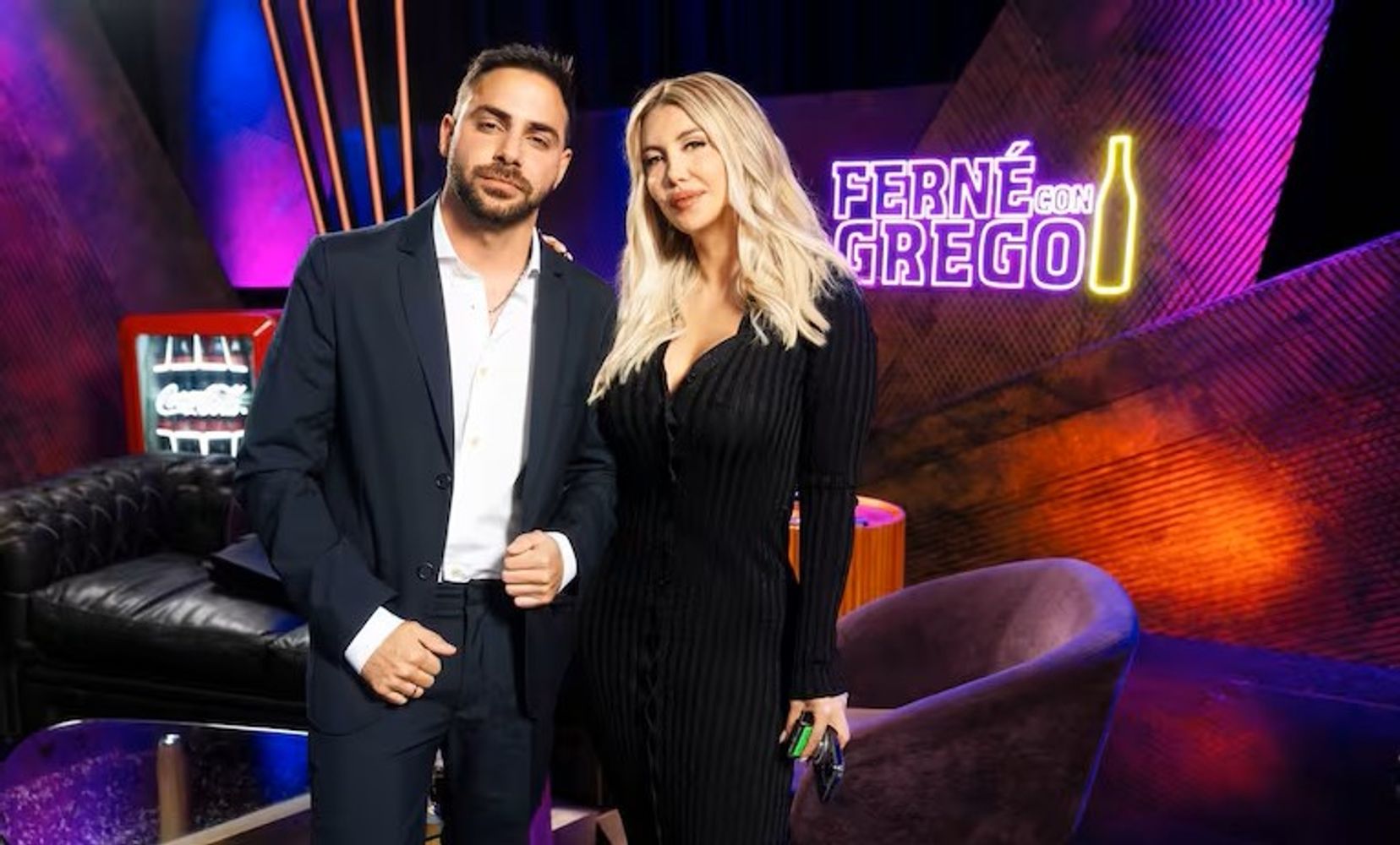 Grego Rossello y Wanda Nara