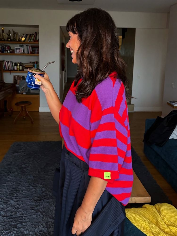 Antes del estreno de "Envidiosa", Griselda Siciliani marcó tendencia con un look multicolor y dio cátedra de estilo