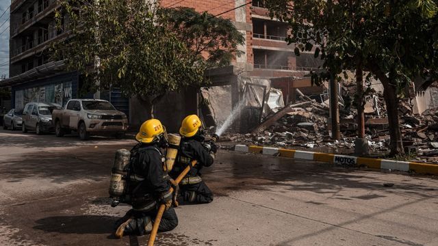 Bomberos Voluntarios junto a CESPAL contuvieron una fuga de gas natural