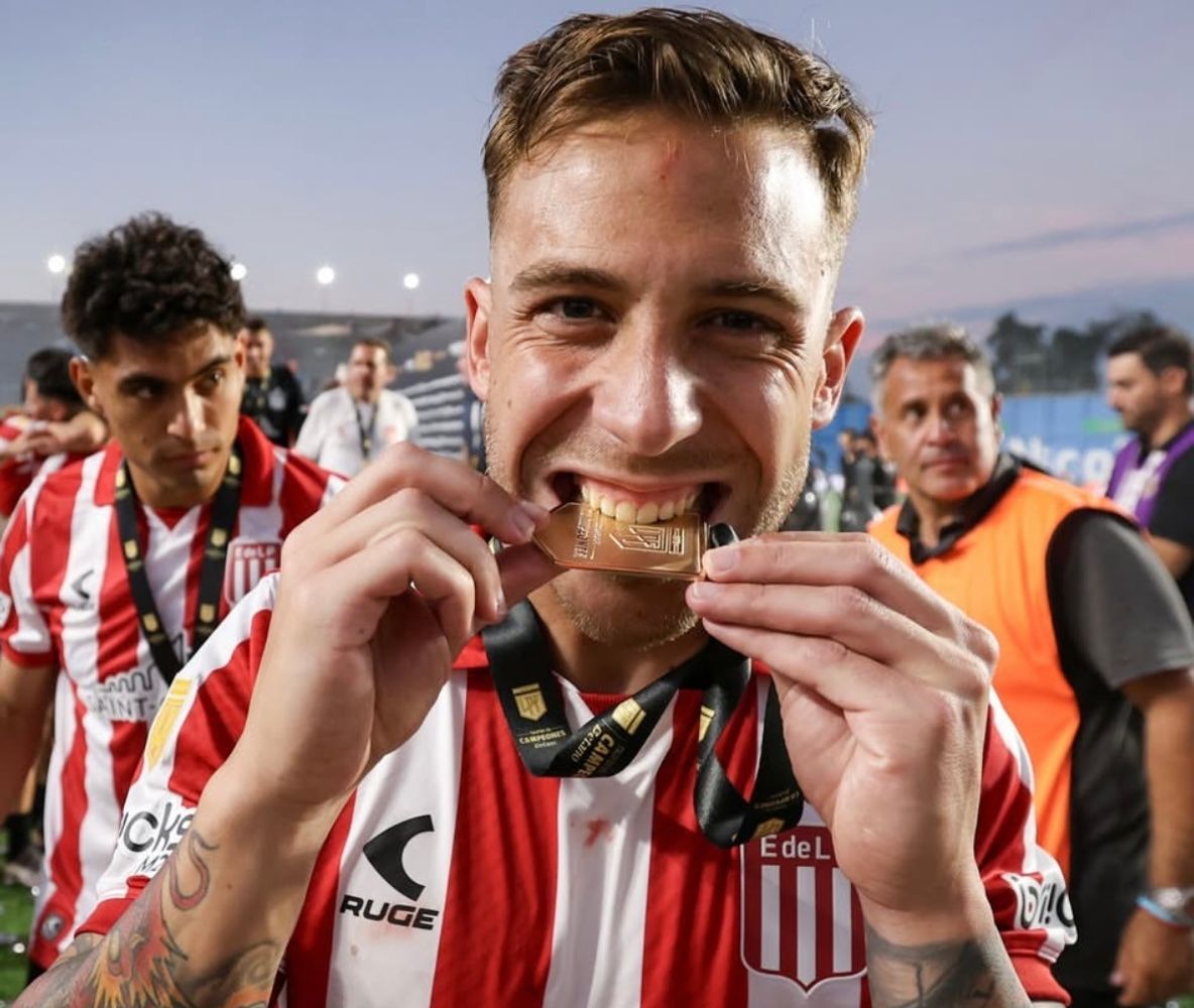 Ezequiel Piovi, campeón con el Pincha