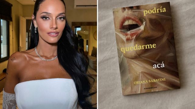 Oriana Sabatini vende su primer libro