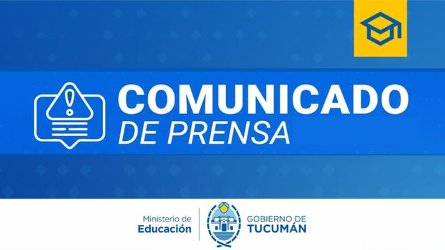 El comunicado fue difundido tras las amenazas de tiroteo registradas en escuelas y colegios de gestión estatal y privada de la provincia.