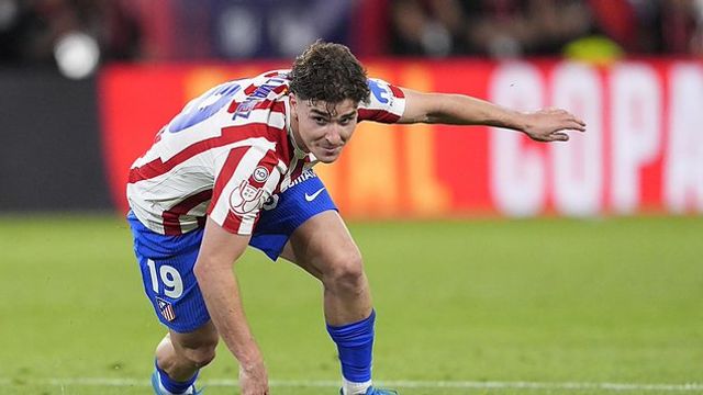 Julián Álvarez anotó un golazo para llevar al Atlético Madrid a la prórroga. Pero falló en la tanda de los penales.
