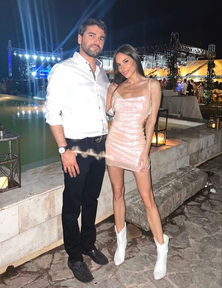 Magui Bravi y su ex pareja