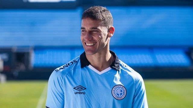 El "Yacaré" Leonardo Morales, con toda la expectativa puesta en Belgrano.