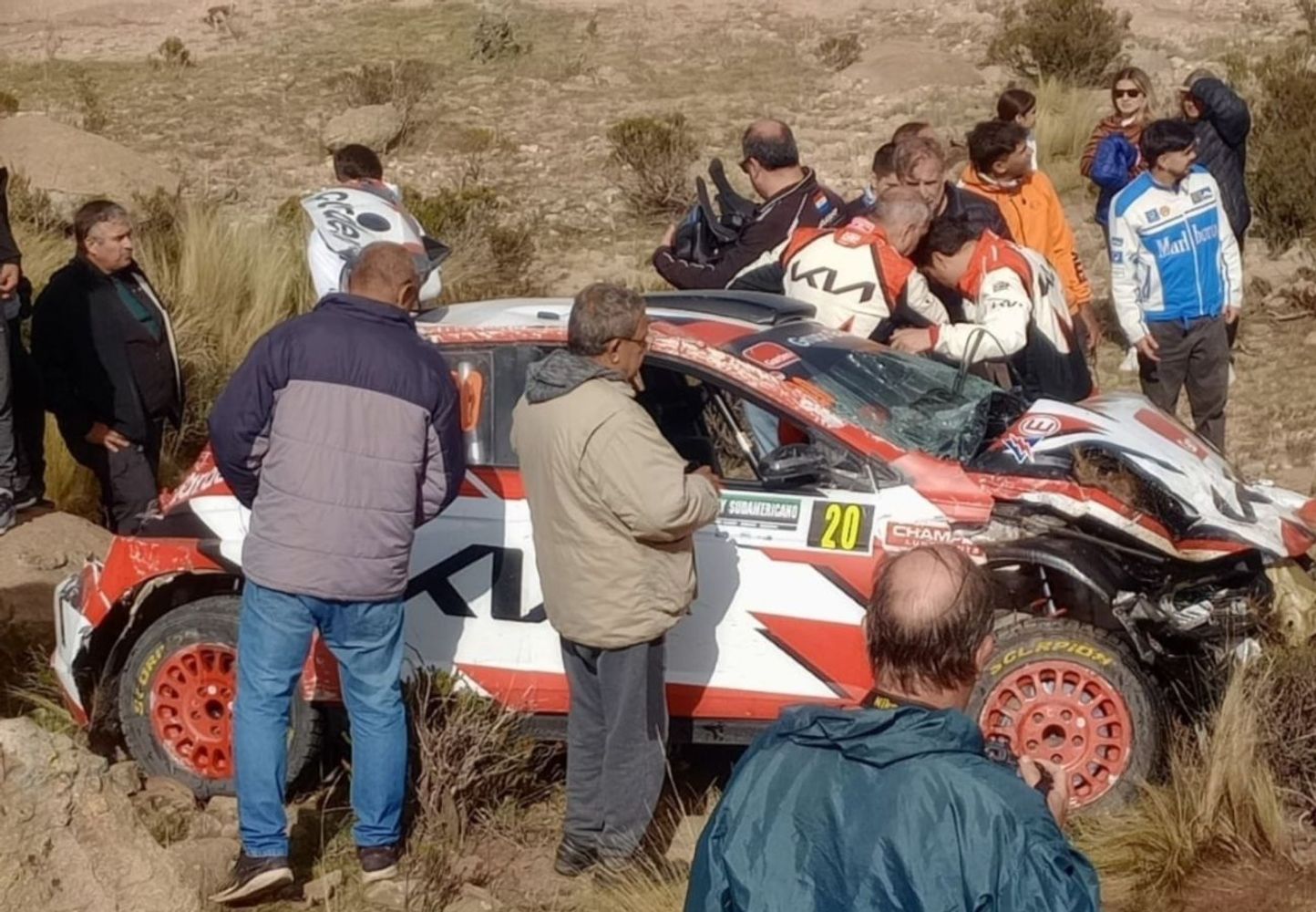 Murió un espectador en el Rally Sudamericano en Córdoba.