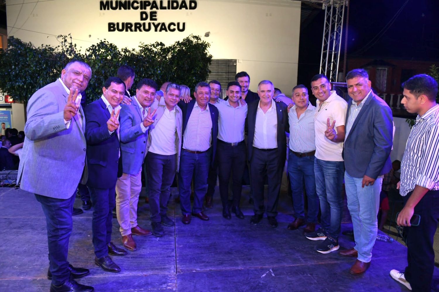 Jaldo expresó: “hoy estamos en esta hermosa e importante ciudad del norte de la provincia como Burruyacú, en los cincuenta años de un aniversario más de la municipalización del año 76’